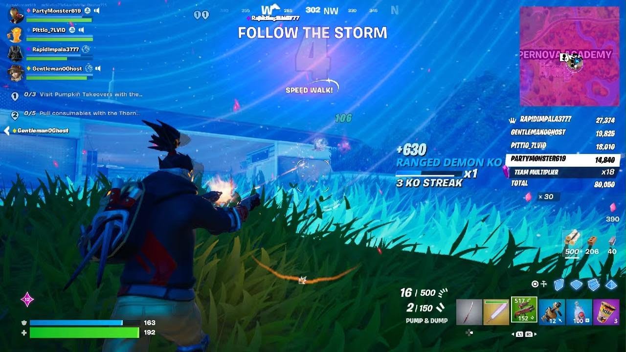 Fortnite Demon Rush Gameplay #1