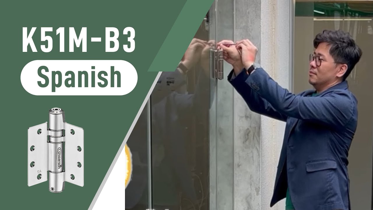 Cómo Ajustar Una Bisagra de Cierre Automático (K51M-B3)