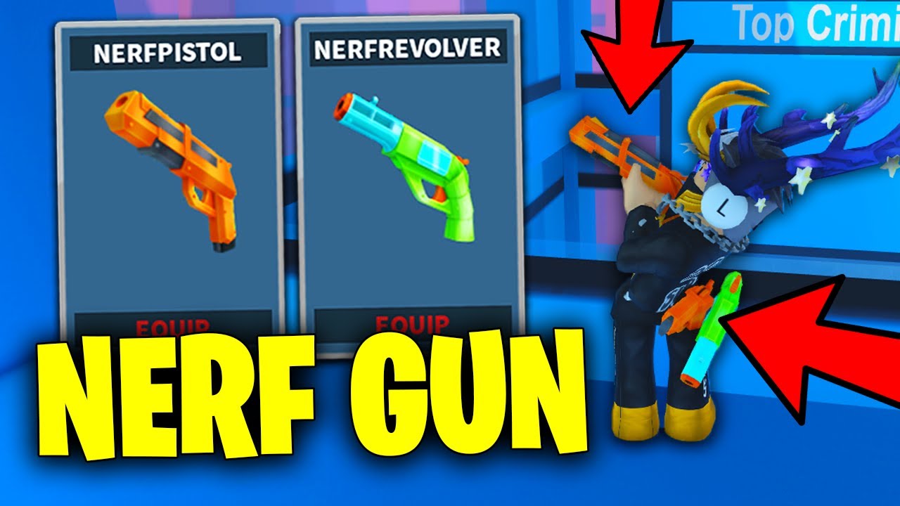 Roblox Jailbreak's Secret NERF GUN Weapon with 300 DAMAGE!