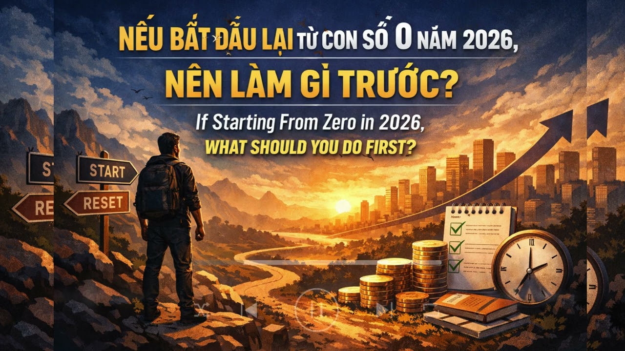 Nếu Bắt Đầu Lại Từ Con Số 0 Năm 2026, Bạn Nên Làm Gì?