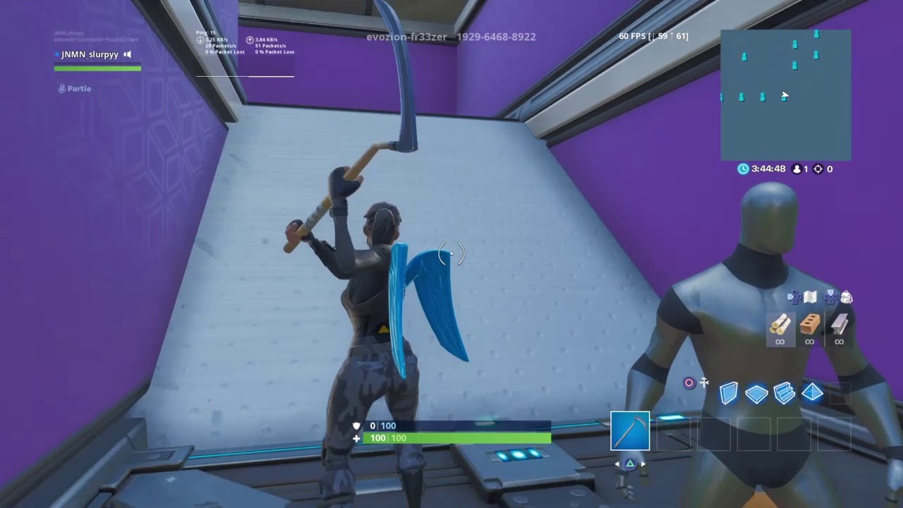 Fortnite je me pr&eacute;sente