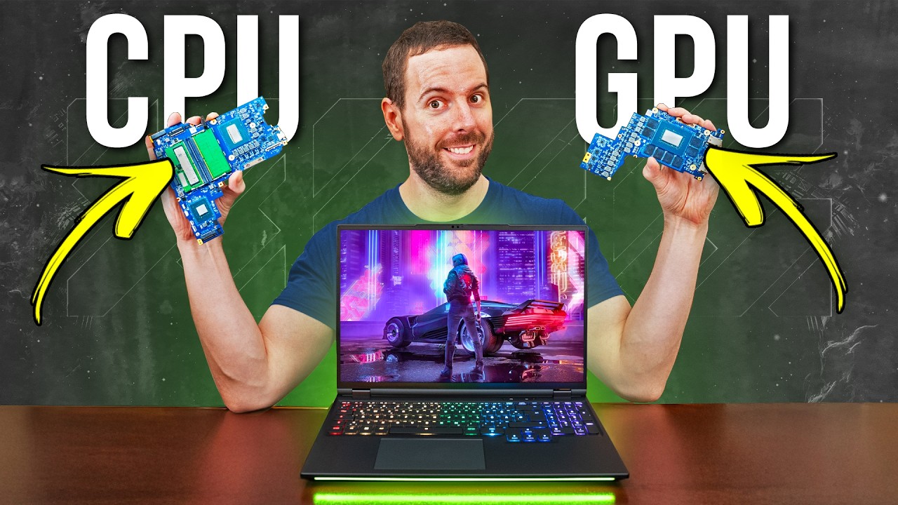 This Gaming Laptop has Separate CPU & GPU! - XMG Neo 16