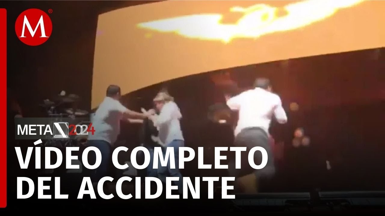 ¡Impactante! Video revela momentos previos al colapso del templete en Nuevo León