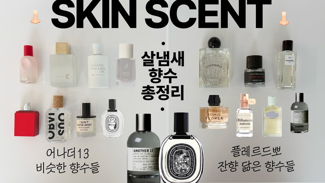 살냄새 향수 모음집👃🏻 플레르드뽀 비슷한 향수 비교분석 vs 어나더13 비슷한 살냄새 향수 추천 vs 미지근 살냄새 향수 모두 모아 총정리...🤍 취향별 살냄새 향수 추천 🤍