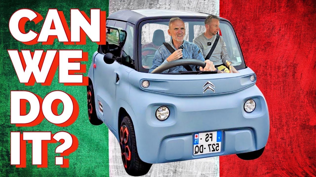 Из Франции в Италию и обратно за один день на Citroen Ami?