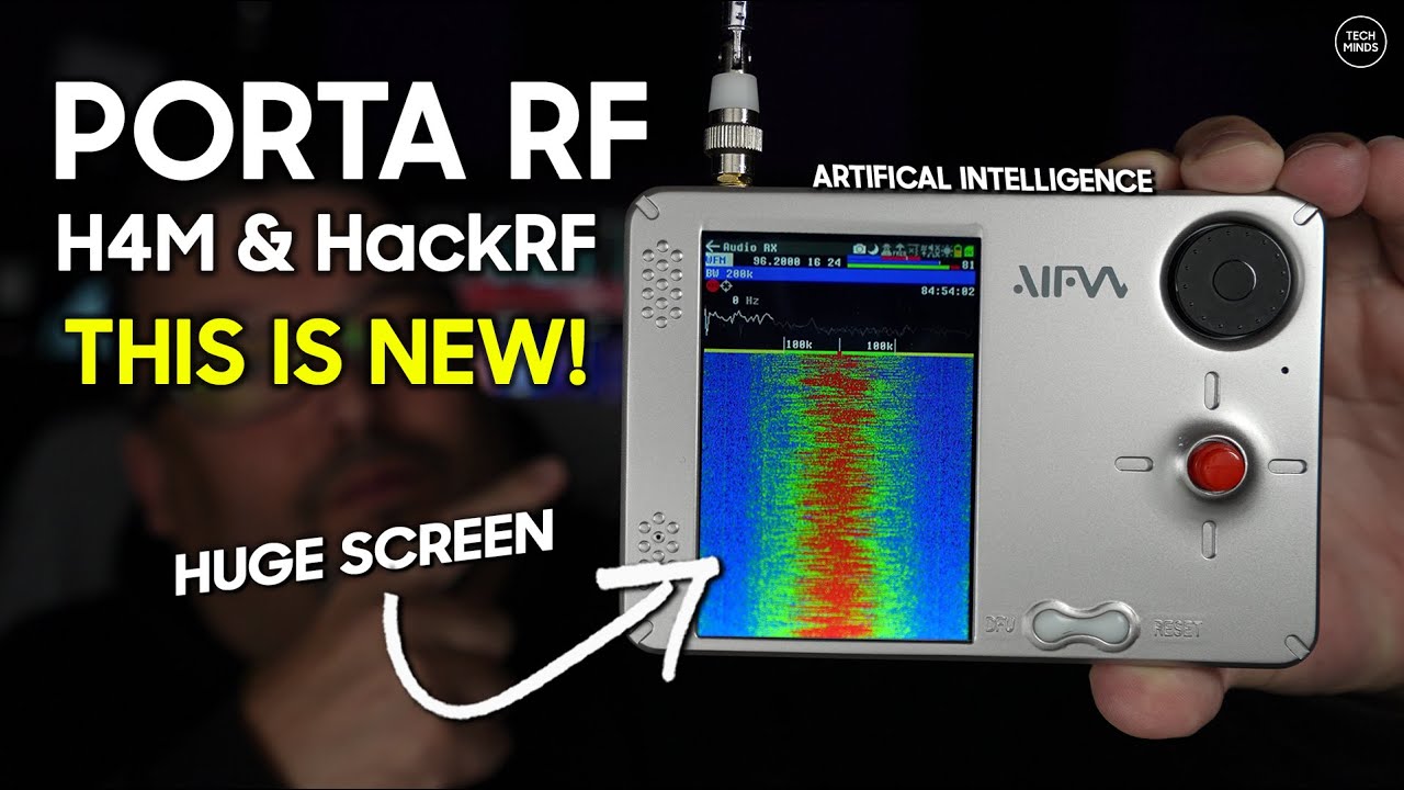PortaRF — НОВЫЙ HackRF PortaPack Combo на одной плате