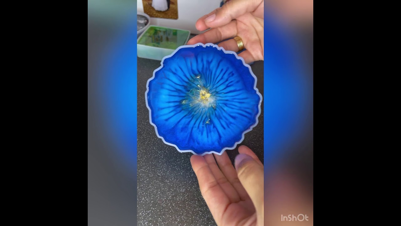 Suport , scrumiera și sapuniera din rășină / demould resin epoxy coasters , soap dish and ashtray