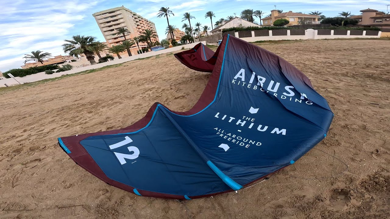 Kitecenter😍 me deja estrenar🆕 la cometa de Kitesurf🪁 Airush 