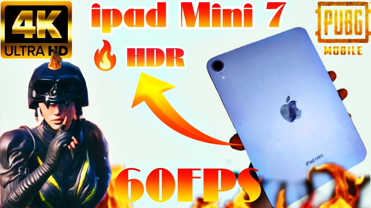 😍 ipad mini 7 pubg gameplay+60fps 🔥pubgmobile