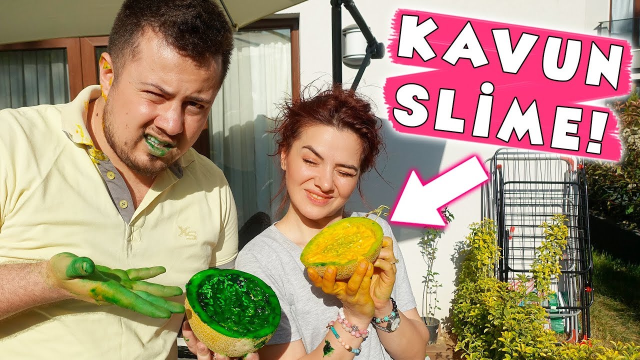 YENİLEBİLİR SLİME ( KAVUN İÇİNDE )
