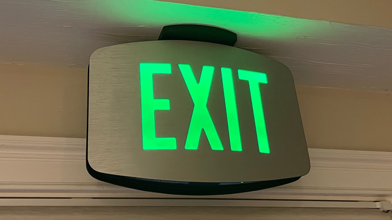 A Look at the New Dual Lite Curvista Exit Sign