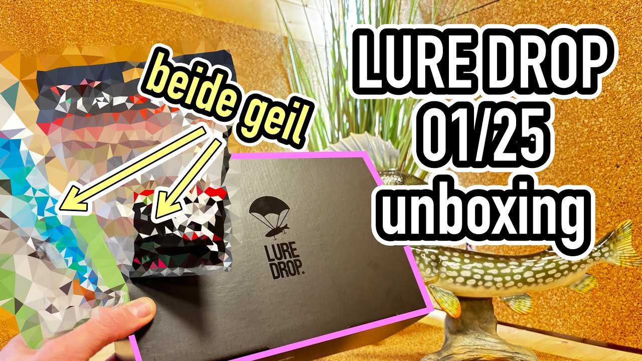 Toller Start! Hecht und Barsch LURE DROP Januar UNBOXING! 01/2025