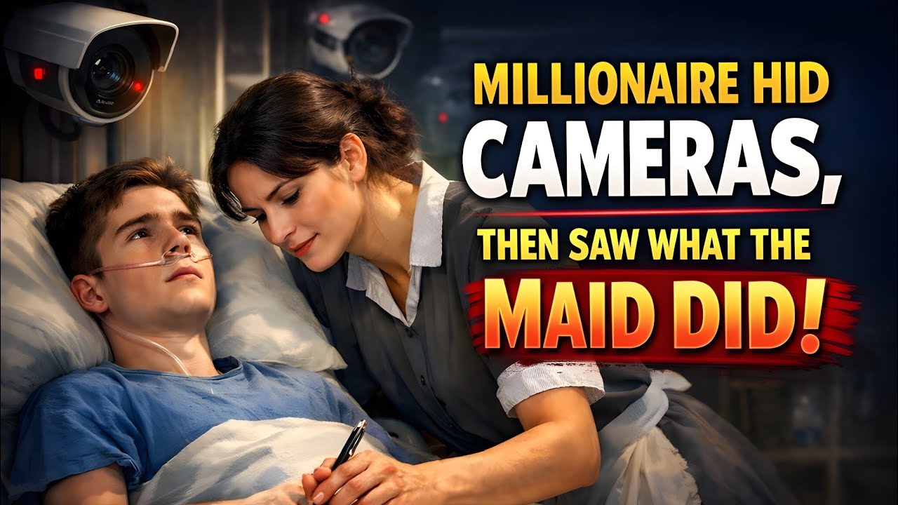 The Millionaire Hid Cameras to Protect His Paralyzed Son – Until He Saw What the Maid Did