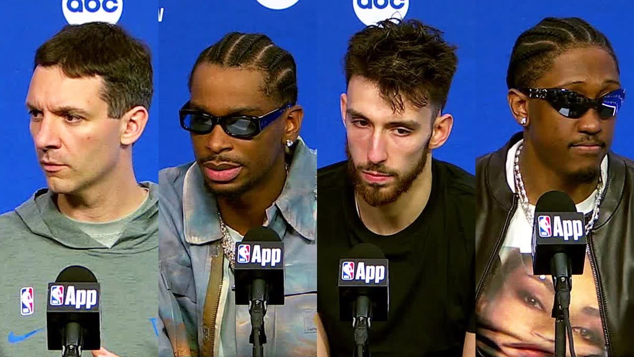 OKC Thunder Reflect After NBA Finals Game 3 | June 11, 2025