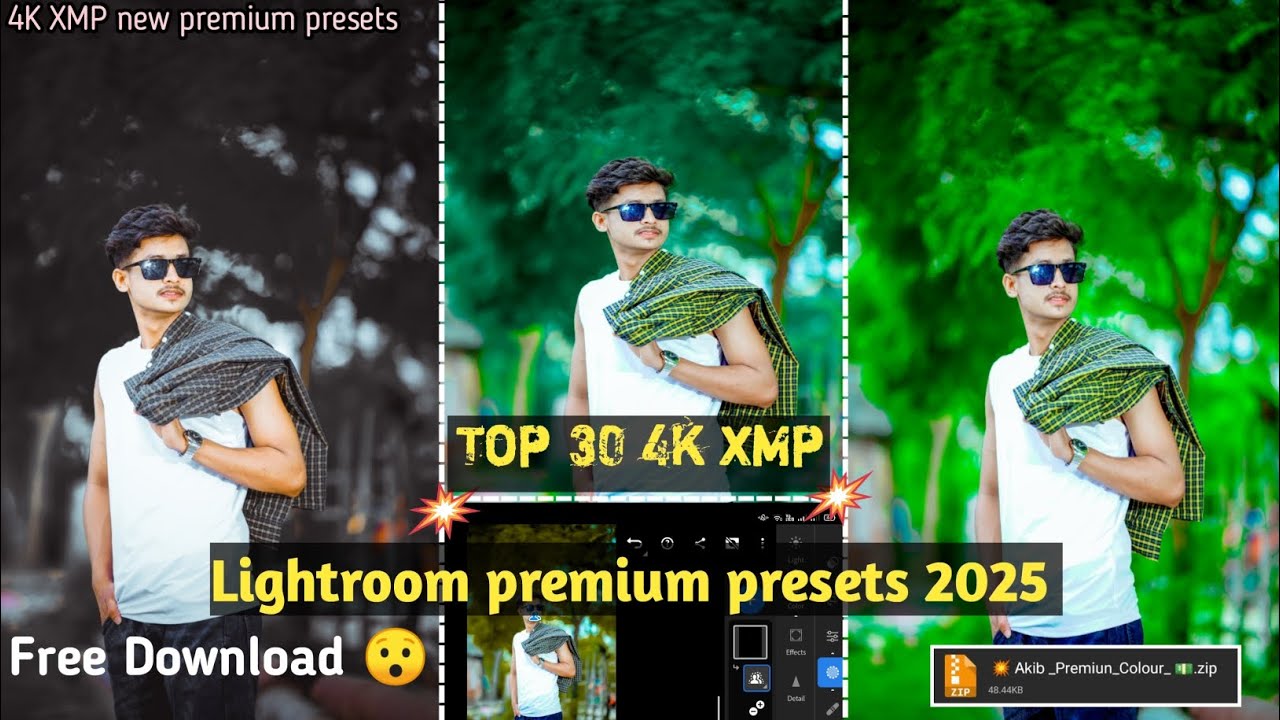 Top 30 4k Xmp Lightroom Premium  Presets 2025 ! mobile Lightroom Presets Free download 2025