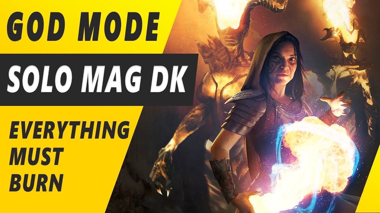 ESO - God Mode SOLO MAGICKA DRAGONKNIGHT - Easiest Mag DK Ever