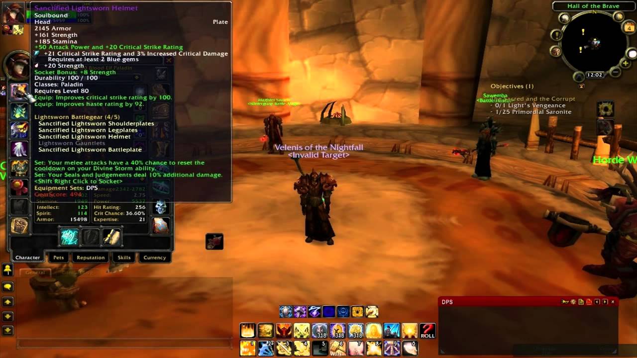 Guide for PvE Retribution Paladin 3.3.5
