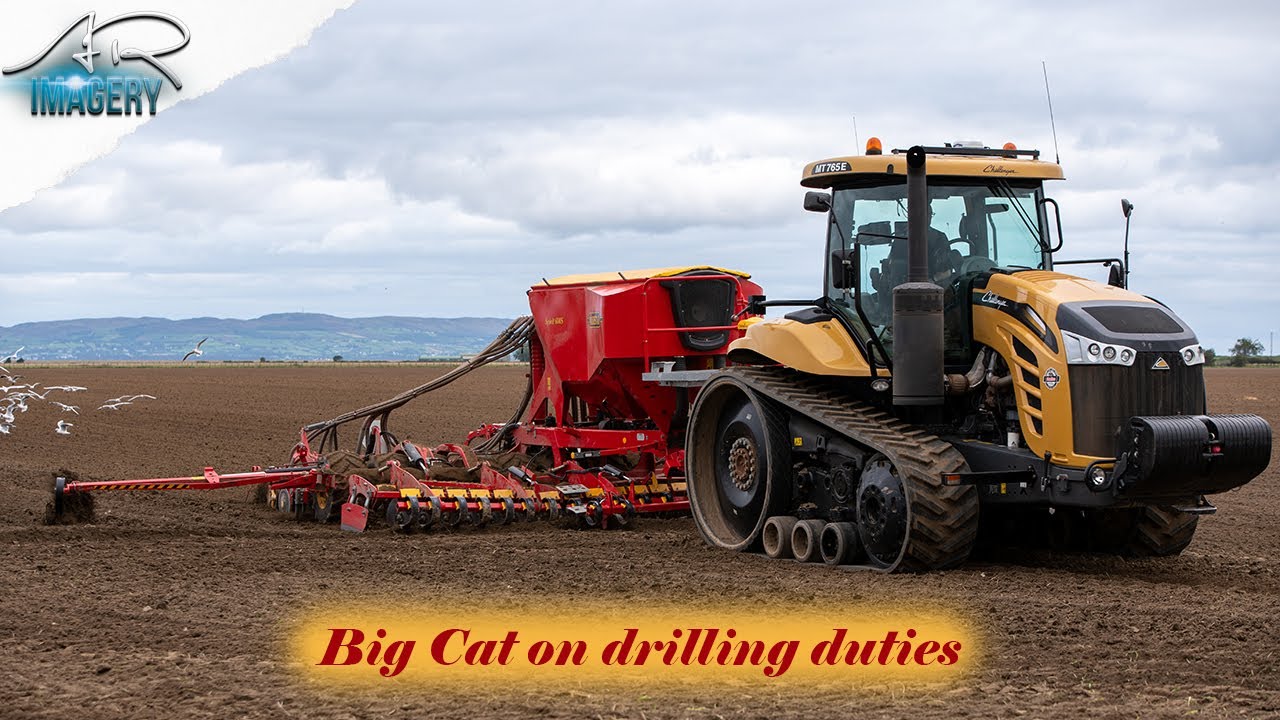 Autumn drilling with the Cat Challenger and Vaderstad