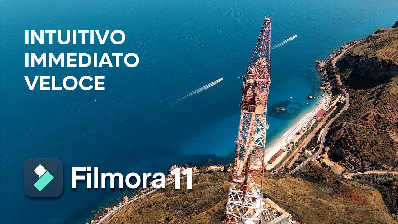 FILMORA 11 NOVITÀ Speed Ramp nei VIDEO DI DRONI - Tutorial