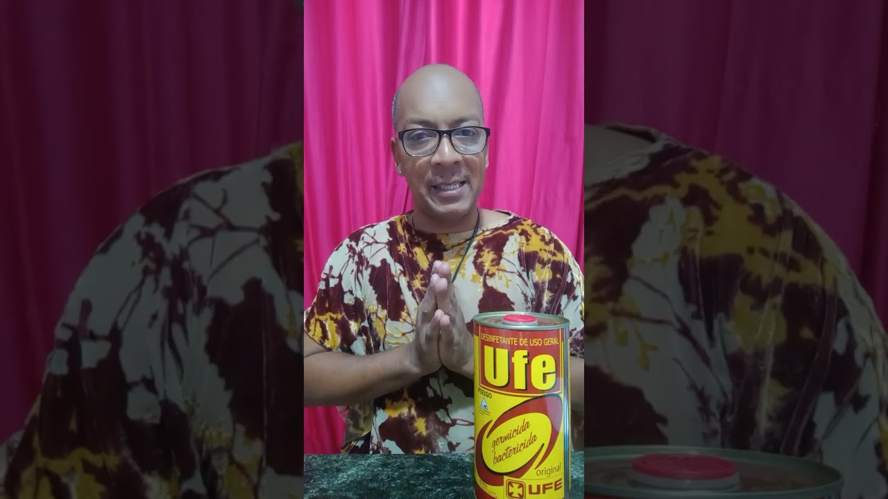 Ritual com creolina para espantar o mal