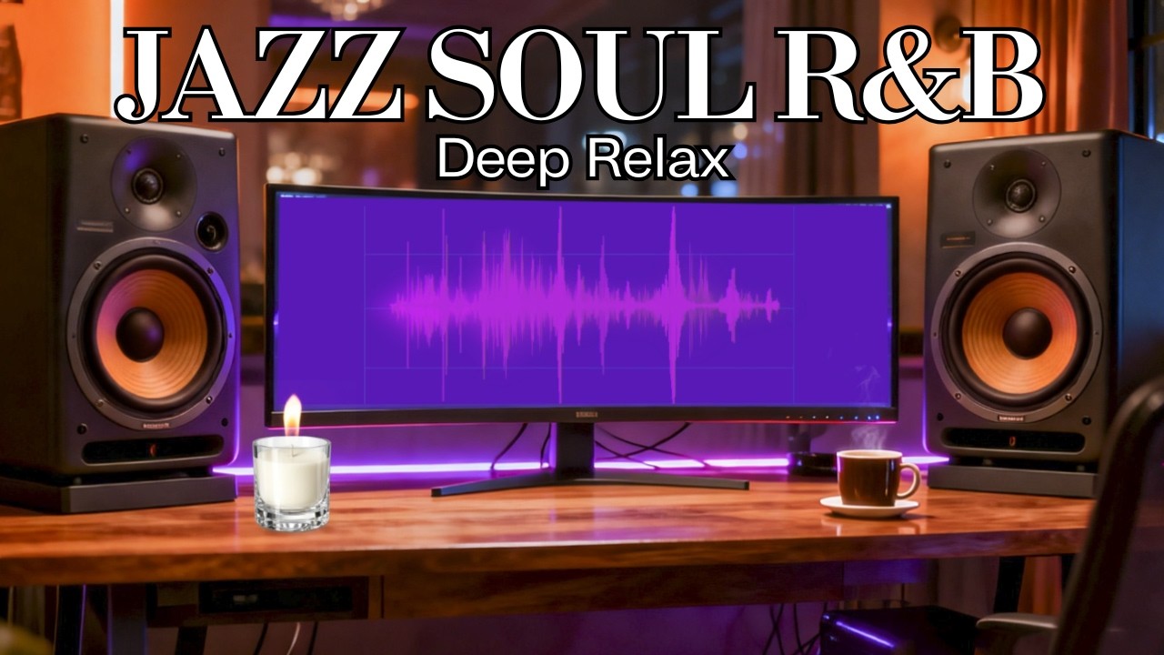 Smooth Jazz x Soulful R&B 🎷 Cozy Night Vibes for Stress Relief & Deep Relax