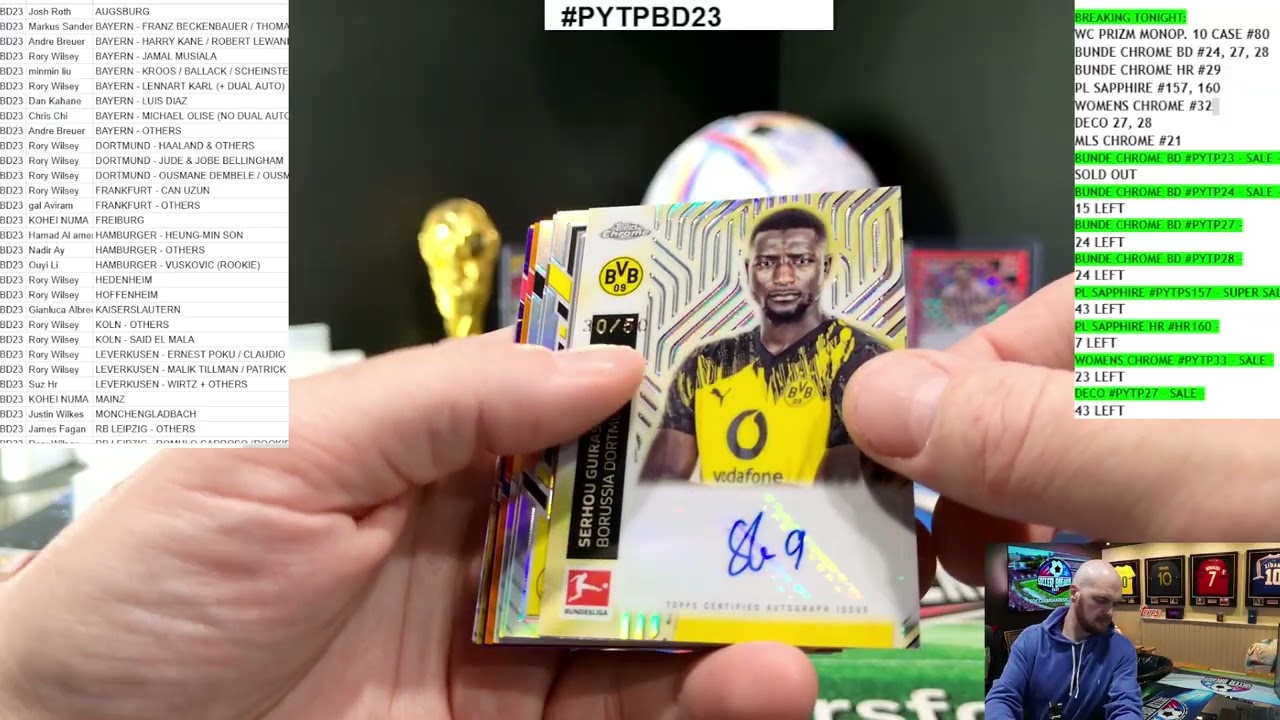 2025-26 TOPPS BUNDESLIGA CHROME, PYTP BREAKERS DELIGHT CASE BREAK - #PYTPBD23 (SOCCER BREAKERS FC)