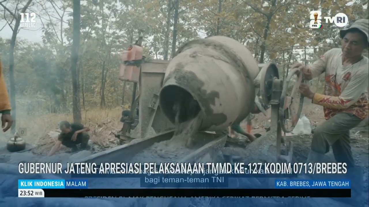 GUBERNUR JATENG APRESIASI PELAKSANAAN TMMD KE-127 KODIM 0713/BREBES