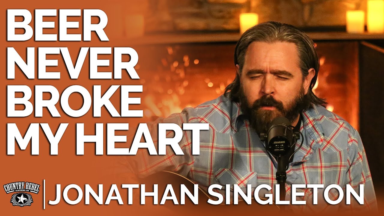 Jonathan Singleton - Beer Never Broke My Heart (Acoustic) // Fireside Sessions