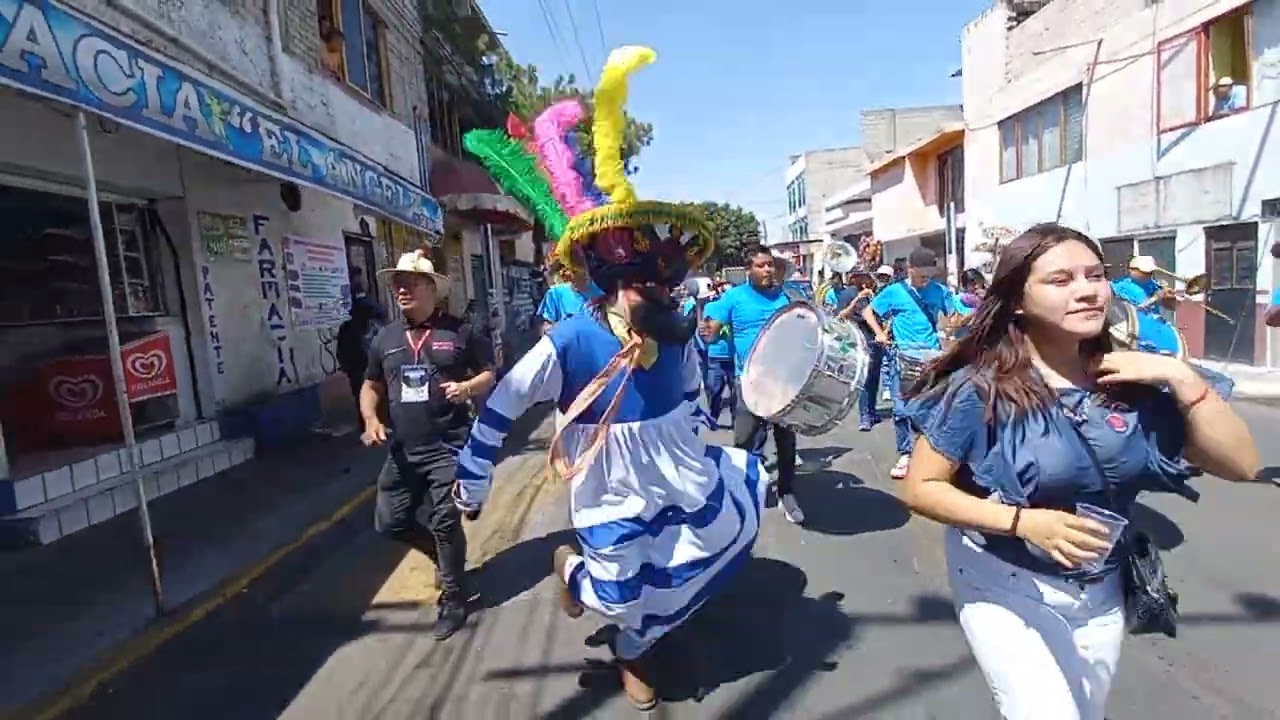 Asi Se Vivio el  carnaval en San Antonio Tecomitl Con Comparsa Los Medina  2024 ( 1ra Parte )
