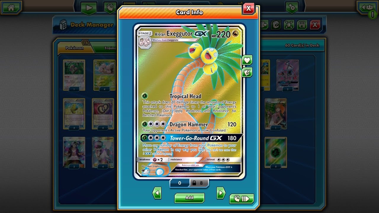 Pokemon TCGO - Alolan Exeggutor GX/Venusaur Deck!