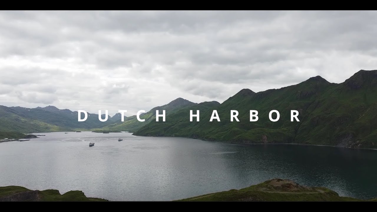 Aerial View of Unalaska, Dutch Harbor | FPV Drone Footage of remote Aleutian island on Alaska.