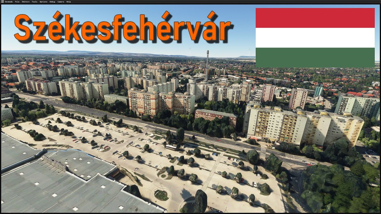 MSFS 2020 / 2024  Székesfehérvár CITY [HD] Hungary  + LINK