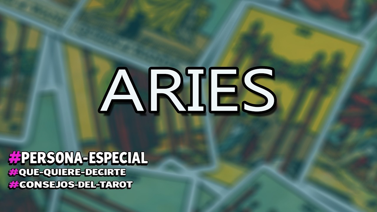 ARIES |  ¨ TE ELIJO... HOY SOY OTRA PERSONA¨