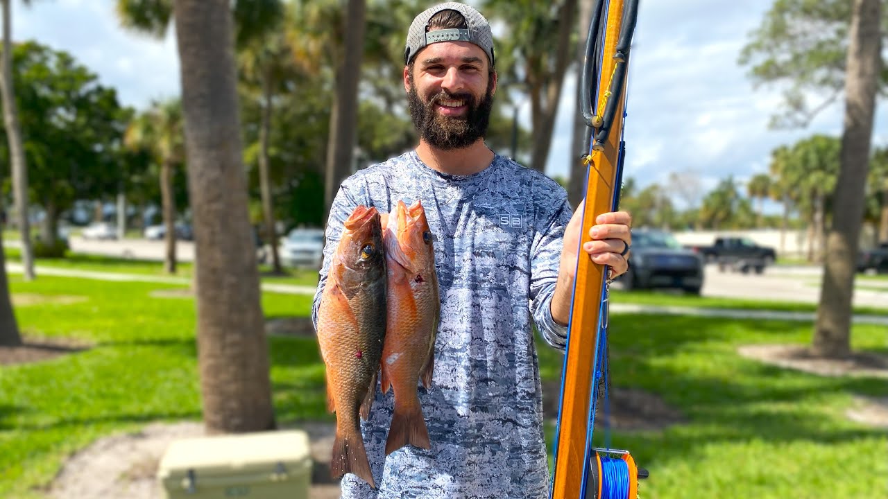 This Thing is DEADLY | Shooting my New KOAH 110cm Speargun | Catch & Cook