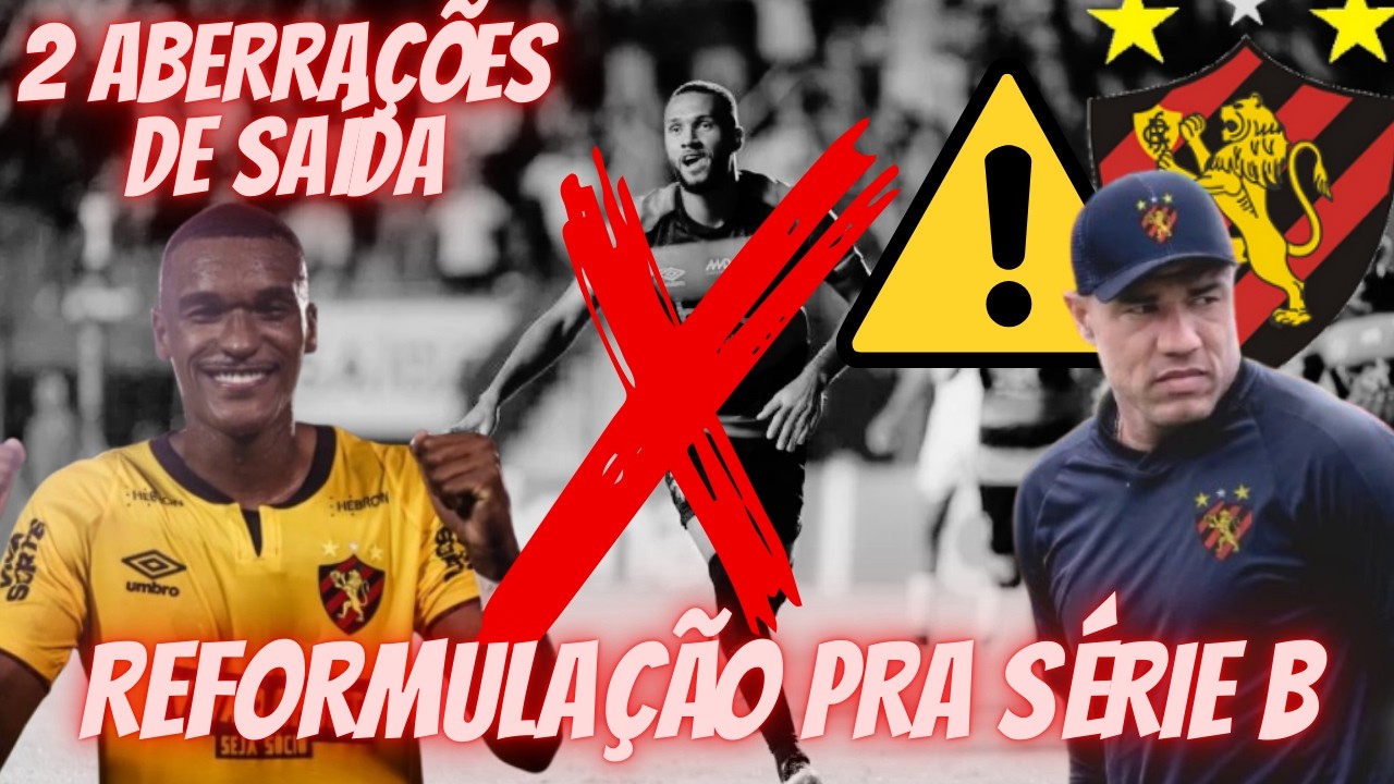 💣REFORMULAÇÃO NO ELENCO DO SPORT : MATHEUS ALEXANDRE E GUSTAVO COUTINHO FORA DO SPORT !