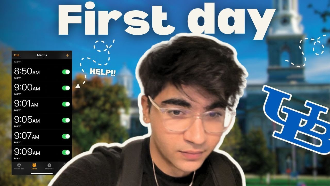 First Day of College Vlog – CS Major Life at University at Buffalo
