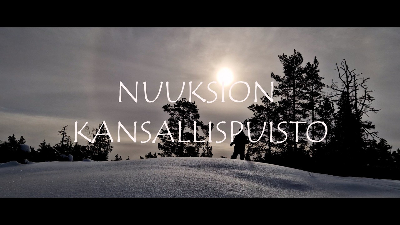 Talviretkeilyä Nuuksion kansallispuistossa