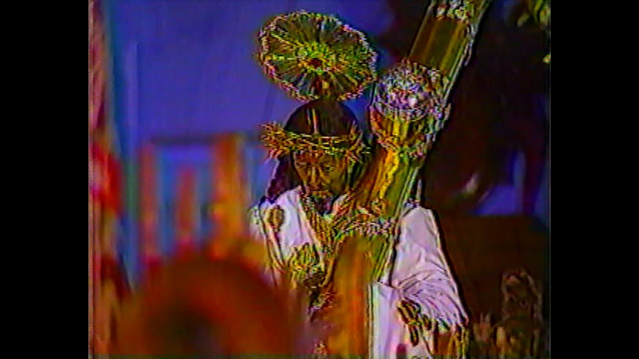 1988 Semana Santa Guatemala Jueves Santo Jesus Nazareno Cristo Rey Templo Candelaria