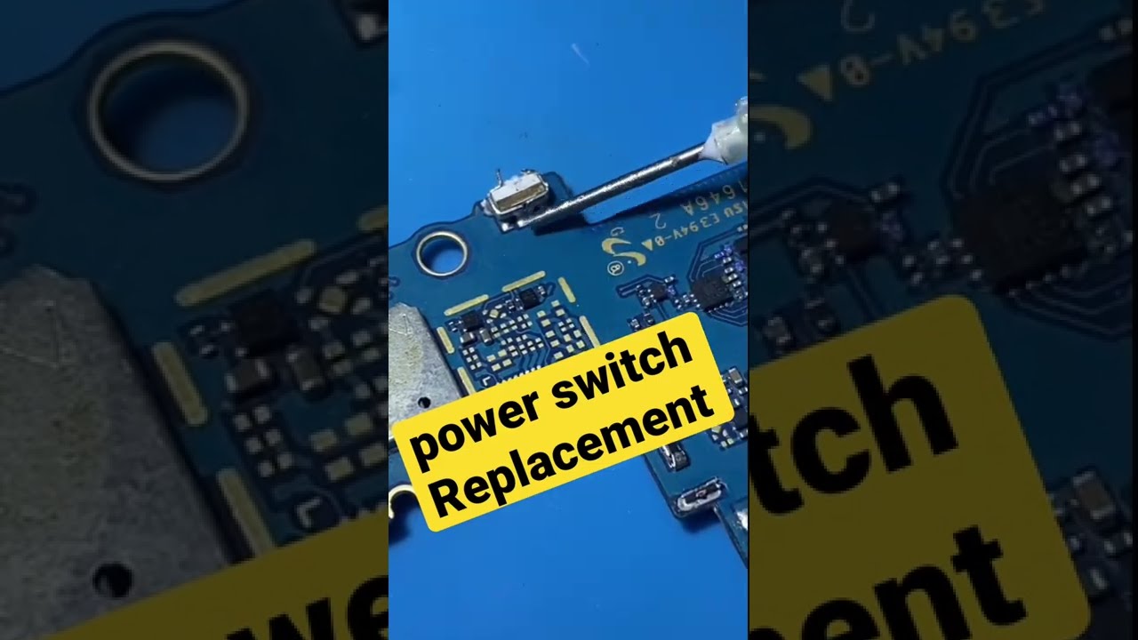Samsung power switch Replacement (easy method)