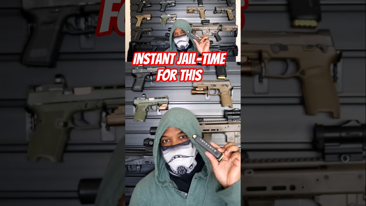 Ношение этого оружия означало бы немедленное тюремное заключение. 