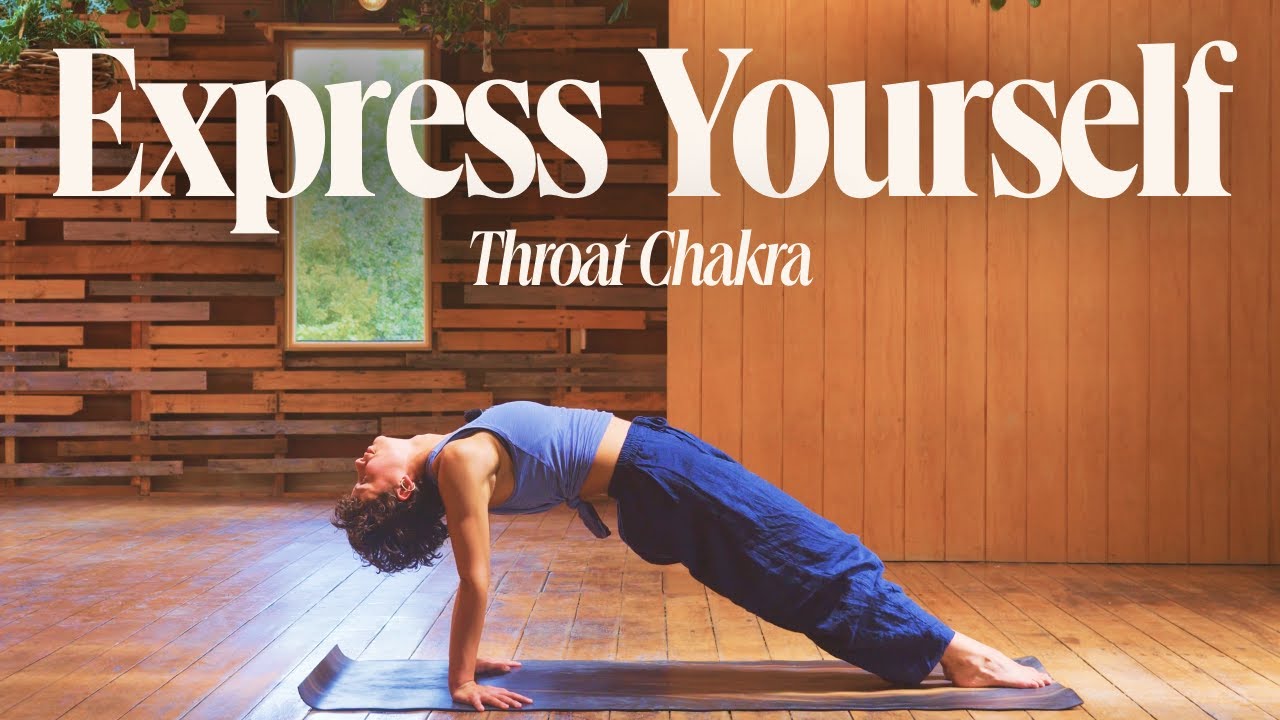 30 Min 'Express Yourself' Vinyasa Flow | Throat Chakra