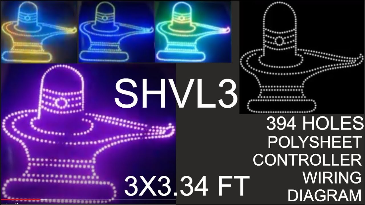 PIXEL LED SHIVA LINGA #Pixel #ledboard #teztech pixel led