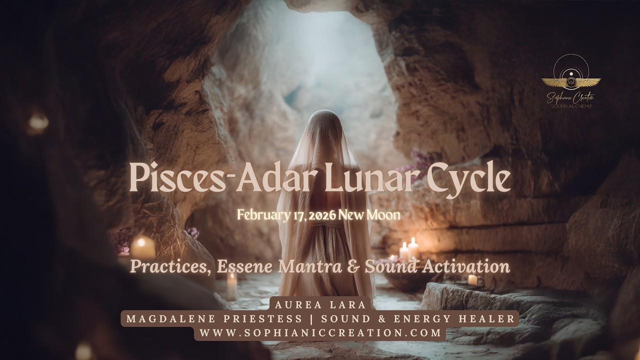 Pisces-Adar Lunar Cycle - Energies, Practice & Sound Activation #newmoon #eclipse