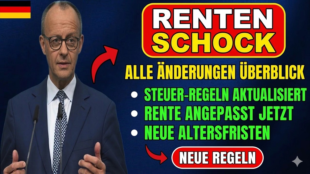 Dringend: Neue Rentenregeln ab heute – Das müssen Rentner jetzt wissen!