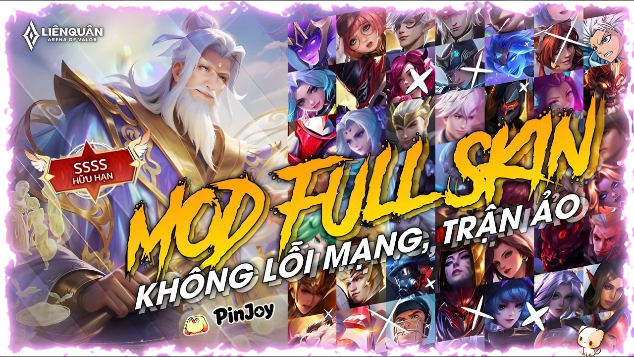 Mod Full 50 Skin Li&ecirc;n Qu&acirc;n v14 Full Hiệu Ứng M&ugrave;a s1 (2026) iOS + Android | Hz MOD