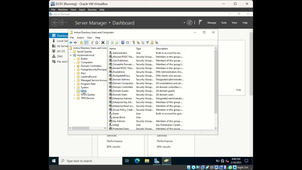 How to Create & Manage Active Directory User Accounts | Windows Server 2022