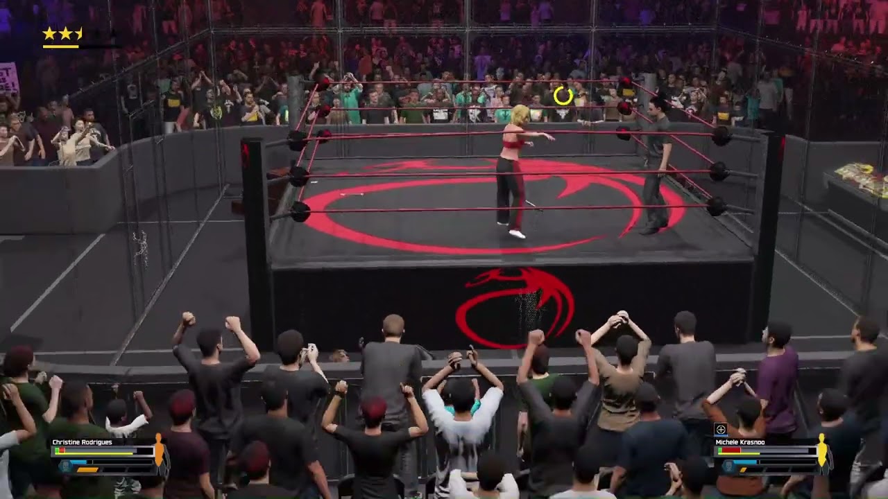 WWE 2K25:  WMAC:  Season 2: Episode 214:  Fight 3:  Lady Lightning v Mouse