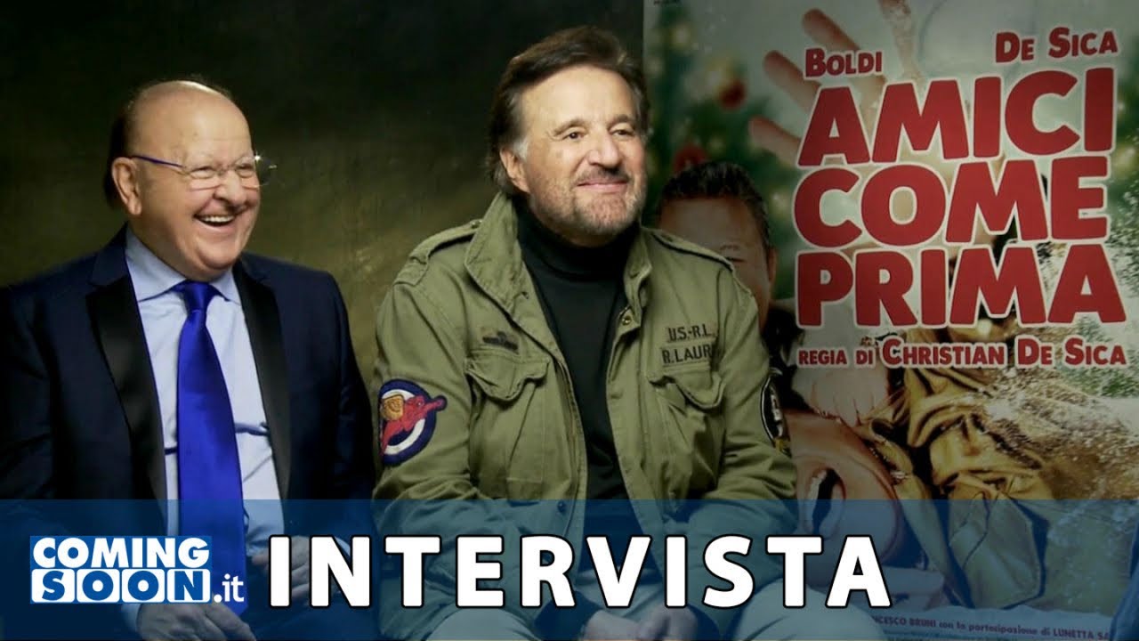 Amici come prima: Christian De Sica e Massimo Boldi - Intervista Esclusiva