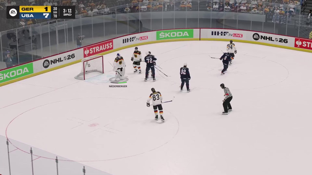 Team Germany vs Team USA | NHL 26