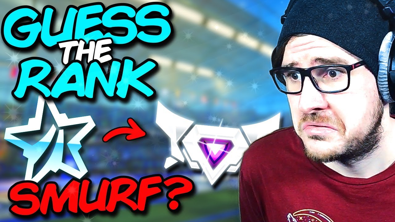 Sind *ZWEI SMURFES* bei Guess The Rank?... 🤯 Rocket League